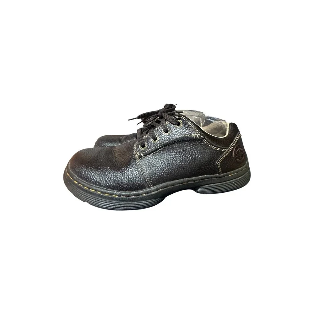 Dr. Martens Rockland Dark Black Leather Oxford Mens Shoes Lace Up Sz 11 M Used